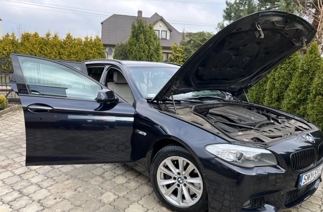 BMW Seria 5 cena 69999 przebieg: 199000, rok produkcji 2012 z Barczewo małe 596